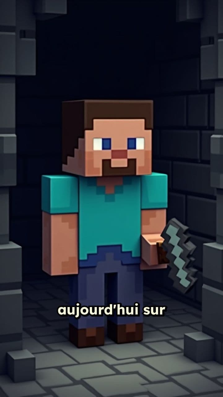 Mauvaise journée de minage sur Minecraft