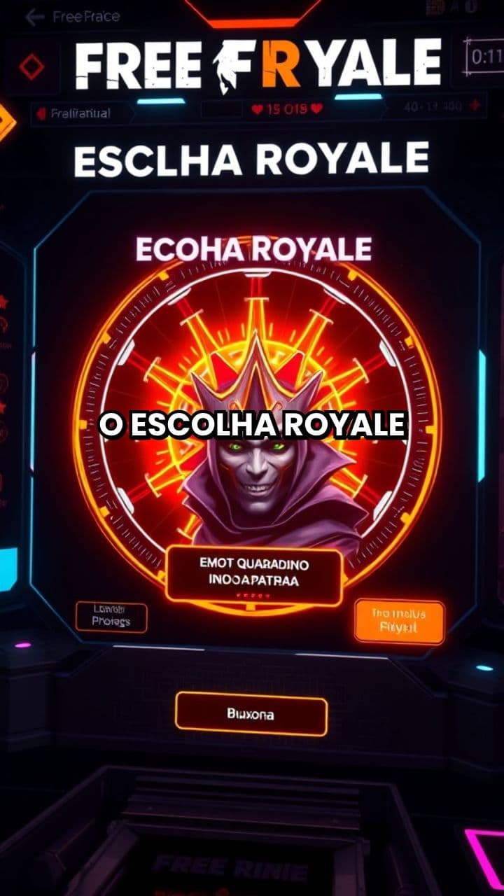 Escolha Royale no Free Fire BR