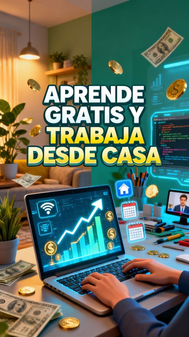 Aprende gratis y trabaja desde casa