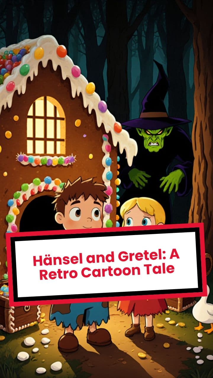 Hänsel and Gretel: A Retro Cartoon Tale