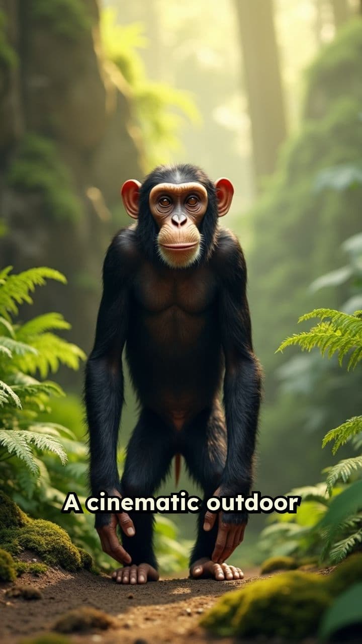 Playful Monkey Sideways Dance