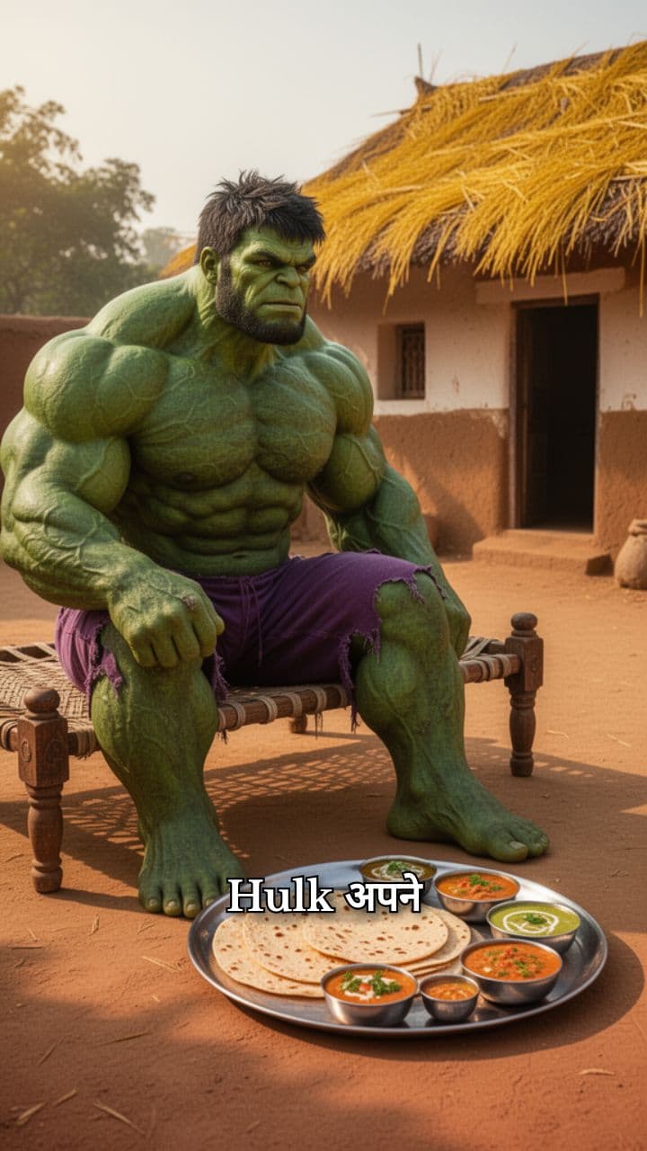 Hulk बनाम आसमानी एलियन राक्षस