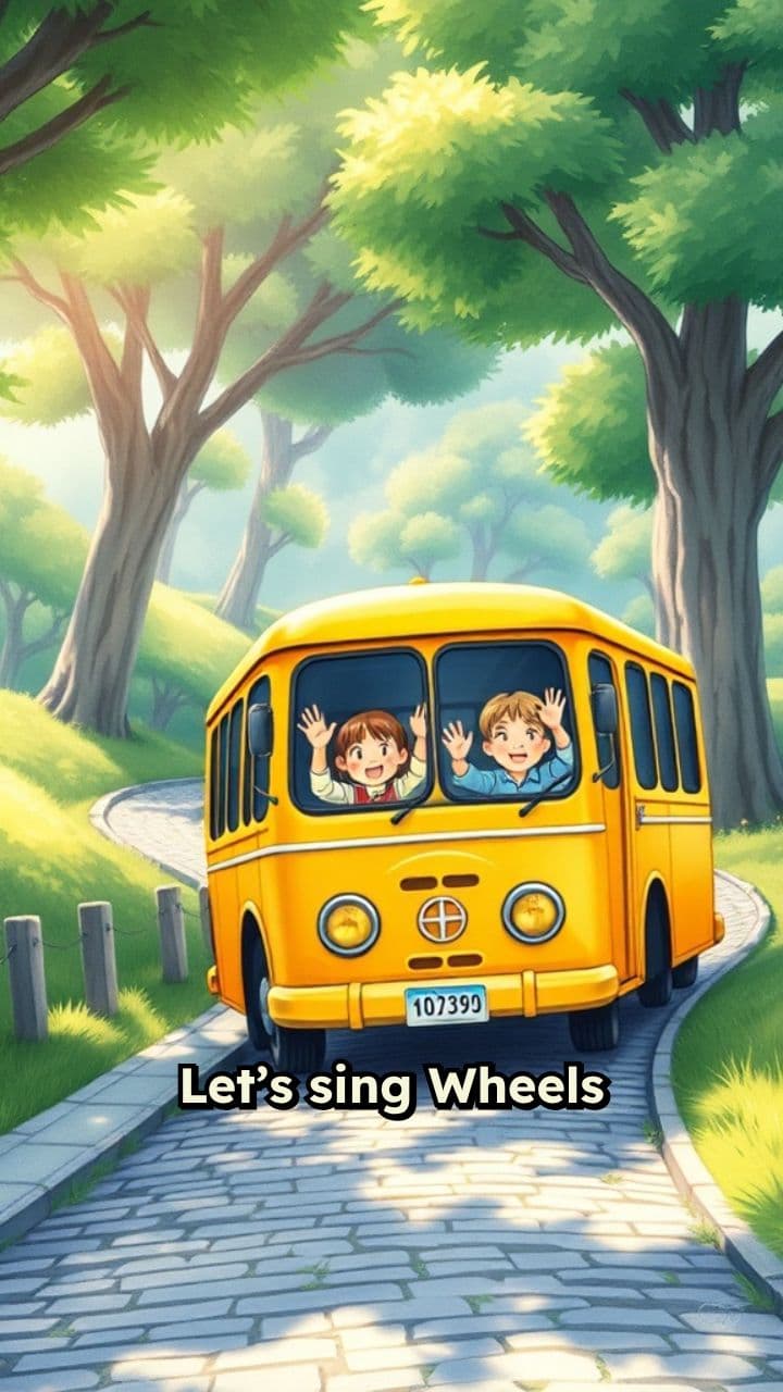 The Wheels on the Bus - Ghibli Style