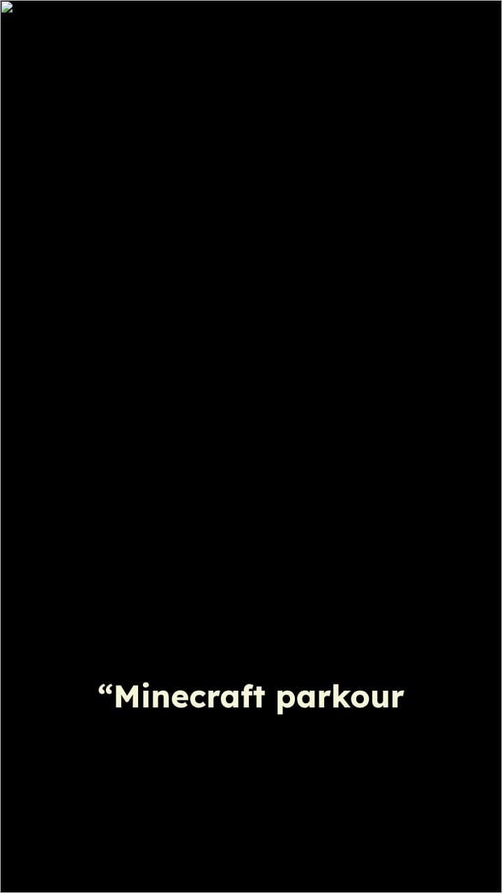 Minecraft Parkour Gameplay POV 1080p