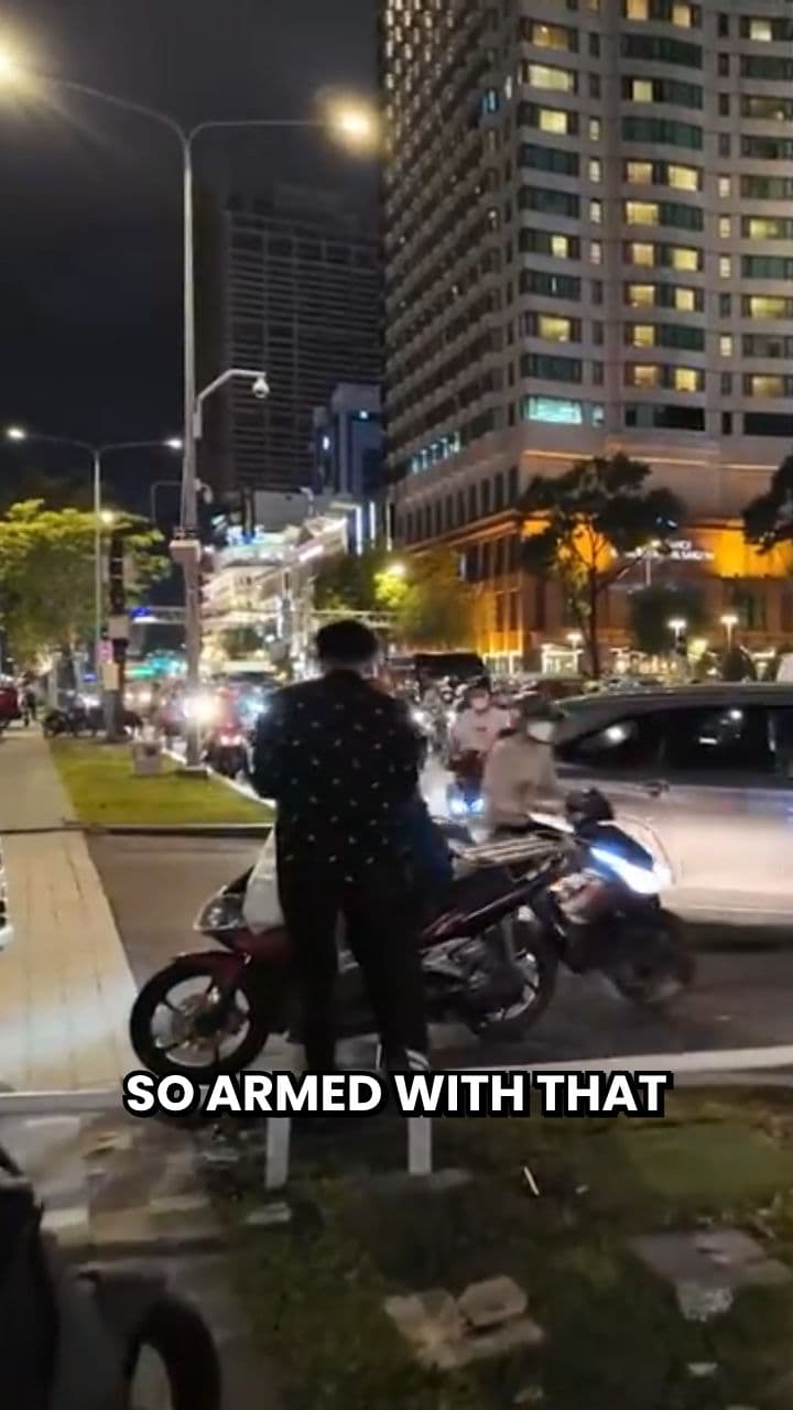 20 Seconds of Terror: Crossing a Street in Vietnam