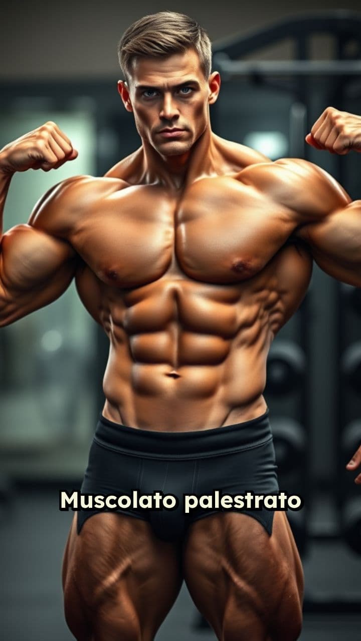Corpo muscoloso e in forma