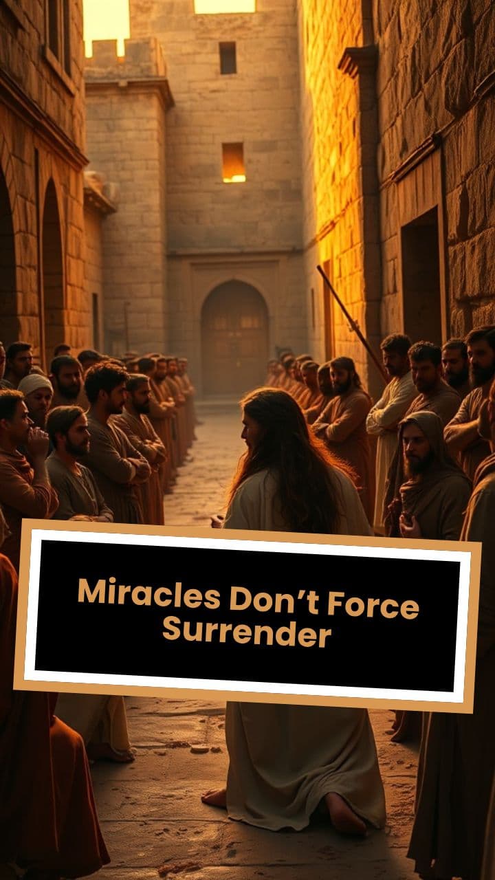 Miracles Don’t Force Surrender