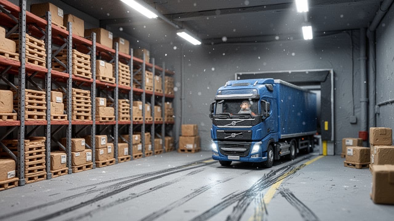 Kymen läänin nopein trukkikuski