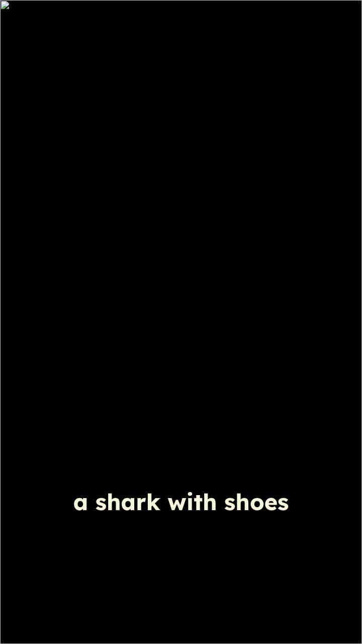 Shoe-Wearing Shark Enjoys Sushi