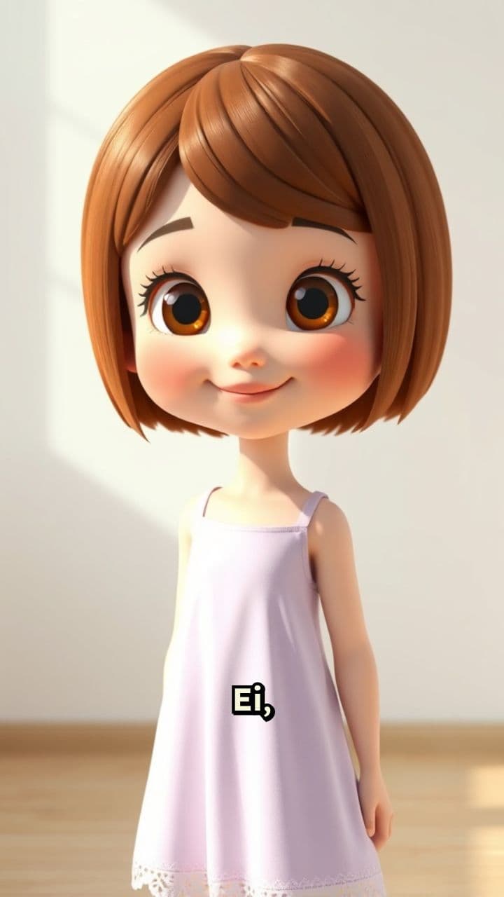 Mensagem de Fé da Bonequinha Kawaii