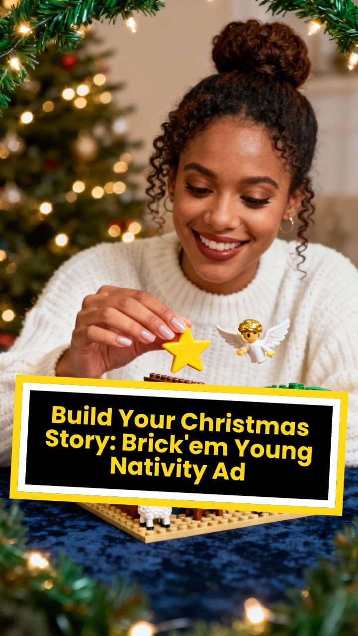 Build Your Christmas Story: Brick'em Young Nativity Ad