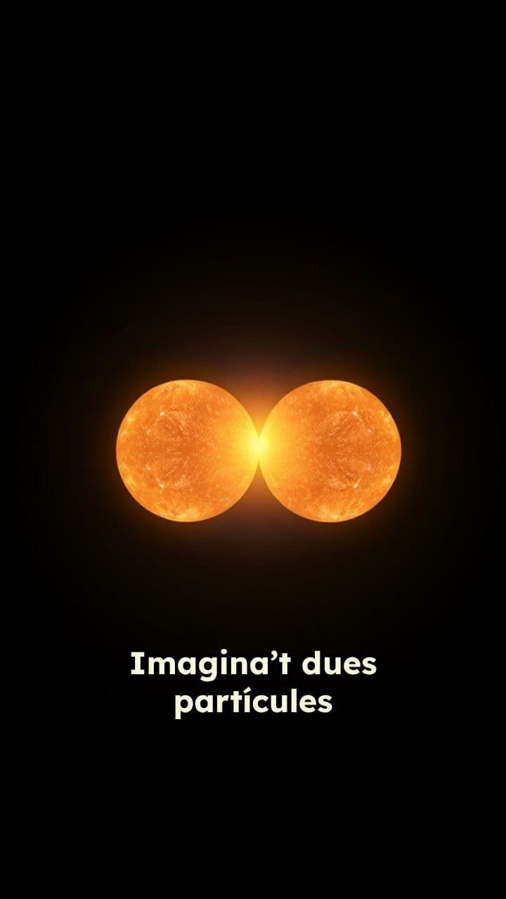 Connexions invisibles entre partícules