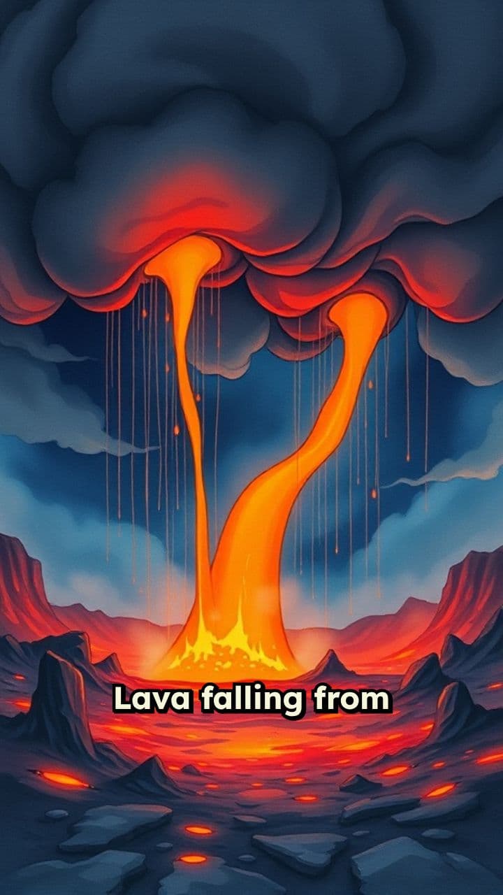 Lava Rain from the Sky