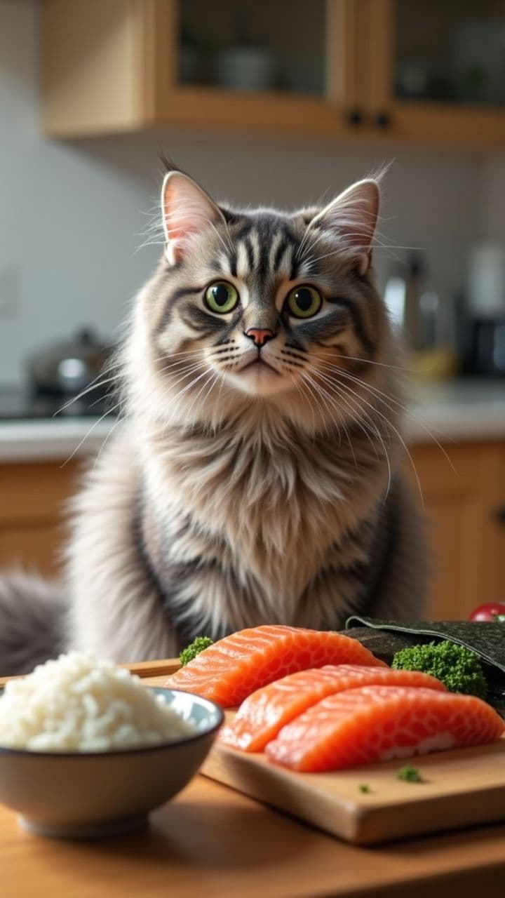 Sushi Chef Cat