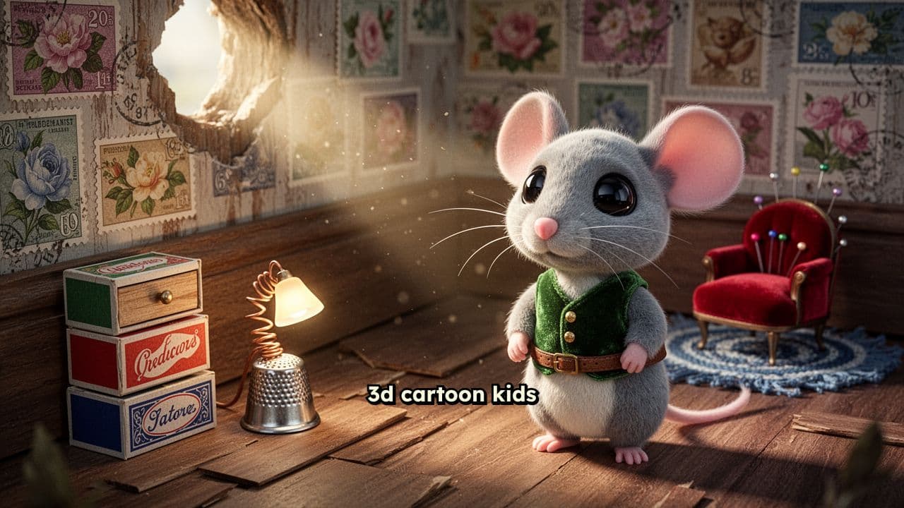 3D Cartoon Kids Rat Store