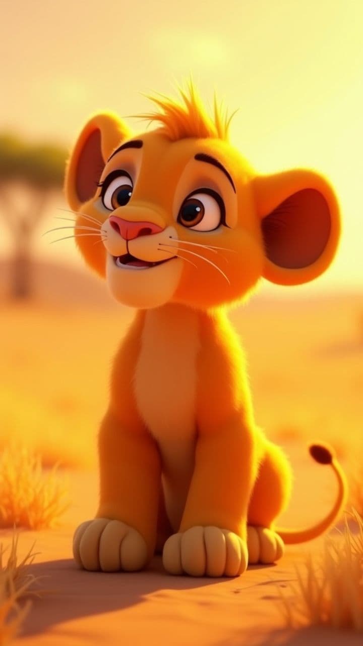 Little Lion Cub's Playtime