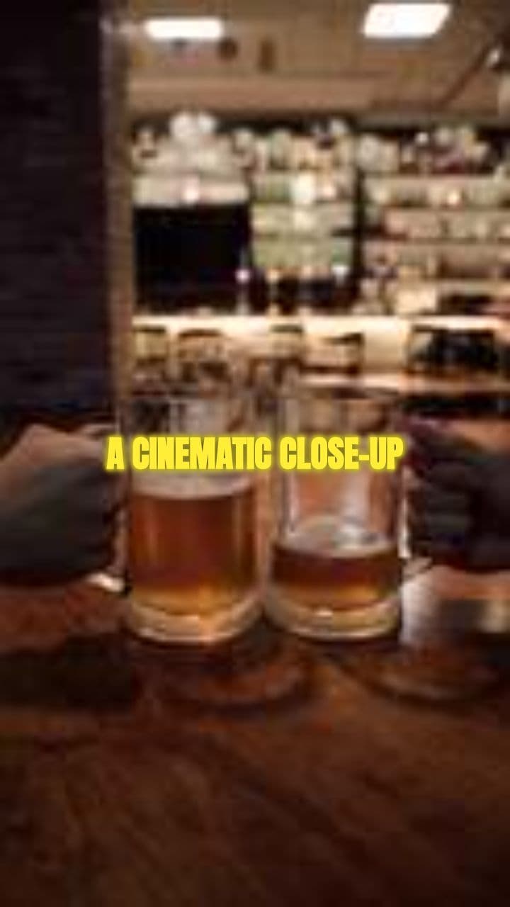 Cinematic Beer Mug Toast