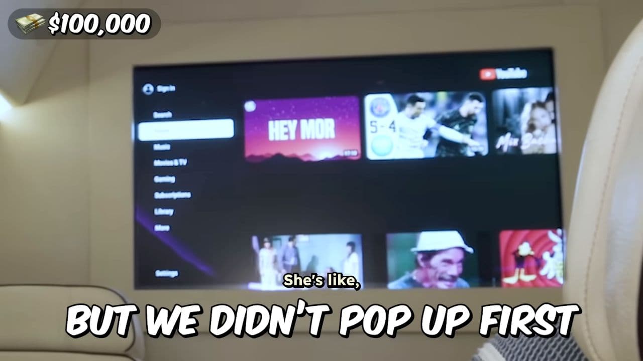 Extravagant Private Jet Features