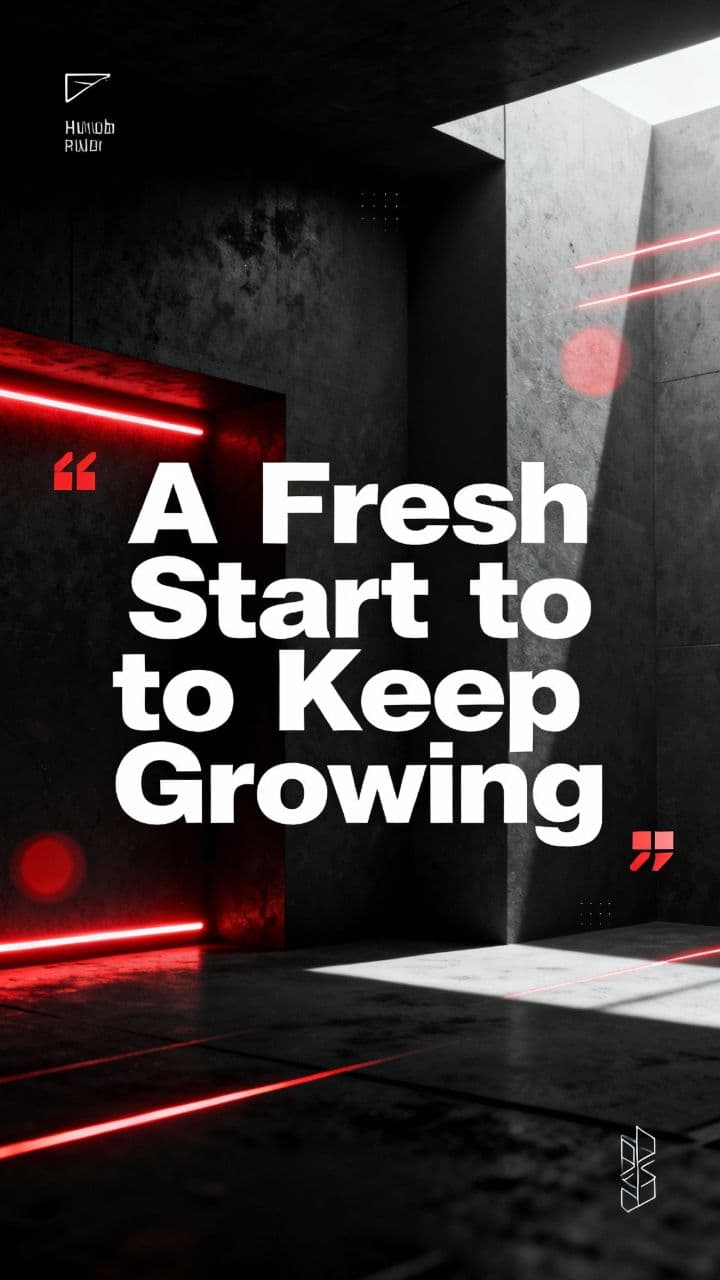 A Fresh Start to Keep Growing
