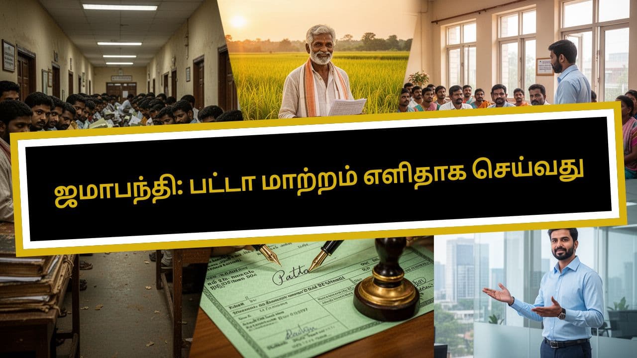 ஜமாபந்தி: பட்டா மாற்றம் எளிதாக செய்வது