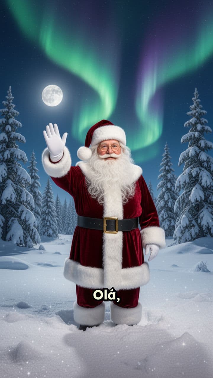 Mensagem de Natal do Papai Noel para Eliane