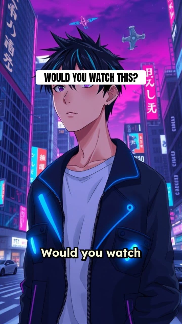 The Glitch Shonen: AI Anime Concept