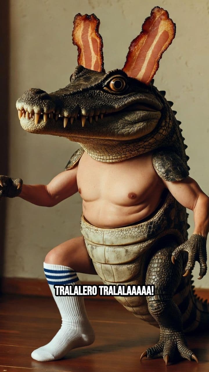 Pancettini Calzini Crocodilo