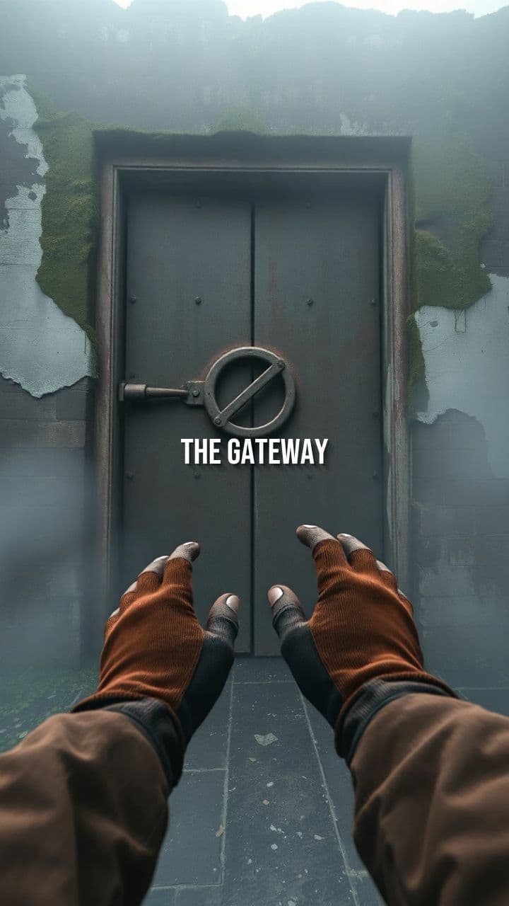 Dystopian Foggy Ruins POV