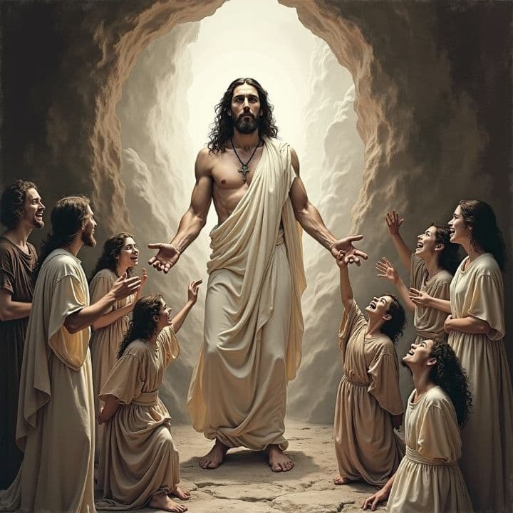 La Résurrection et les âmes du purgatoire