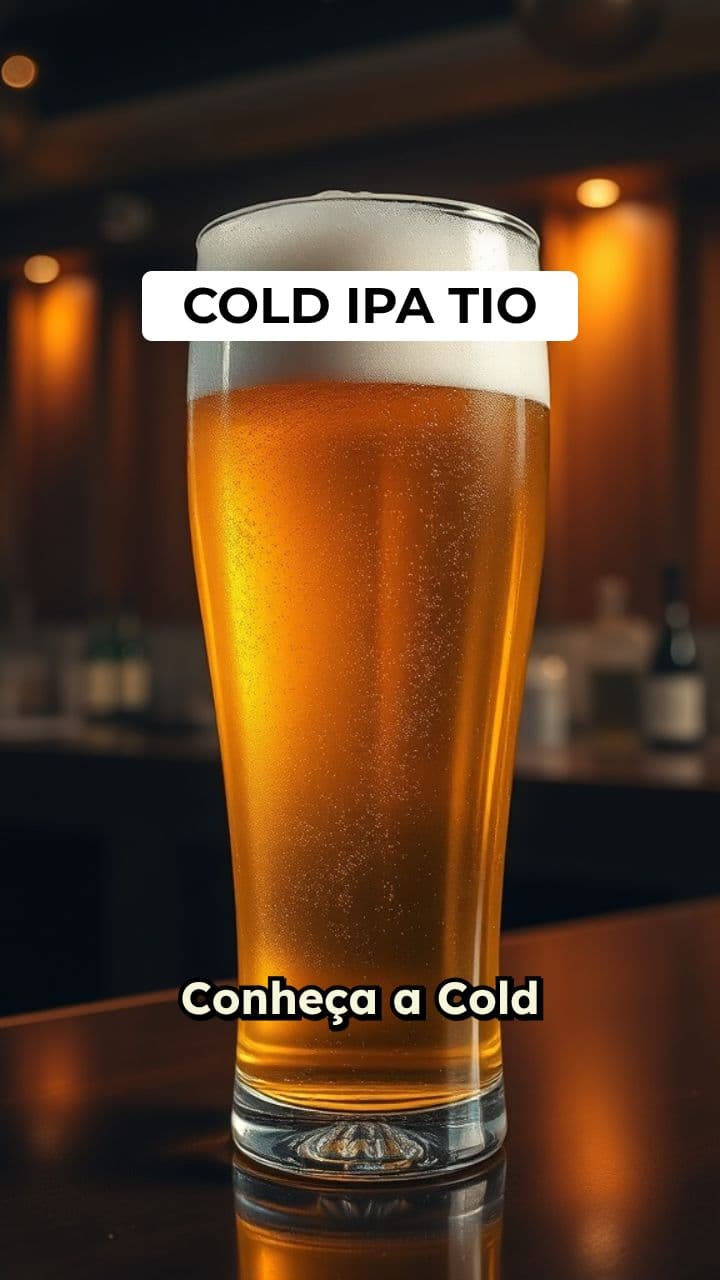 Cold IPA TIO - Uma Experiência Sensorial
