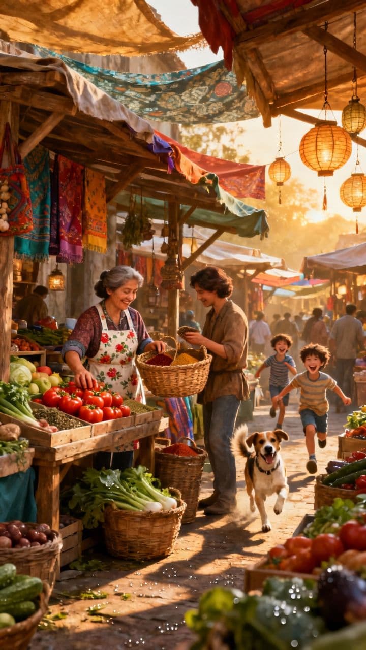 Необычные приключения на рынке