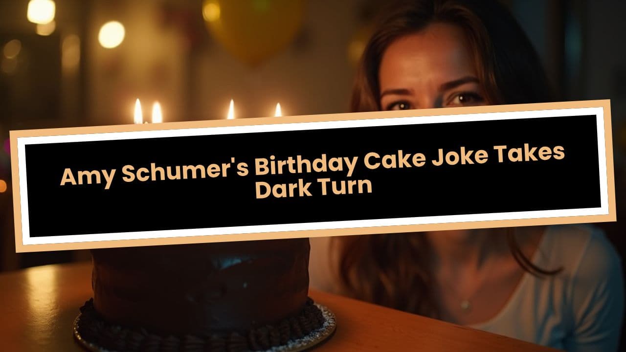 Amy Schumer's Birthday Cake Joke Takes Dark Turn