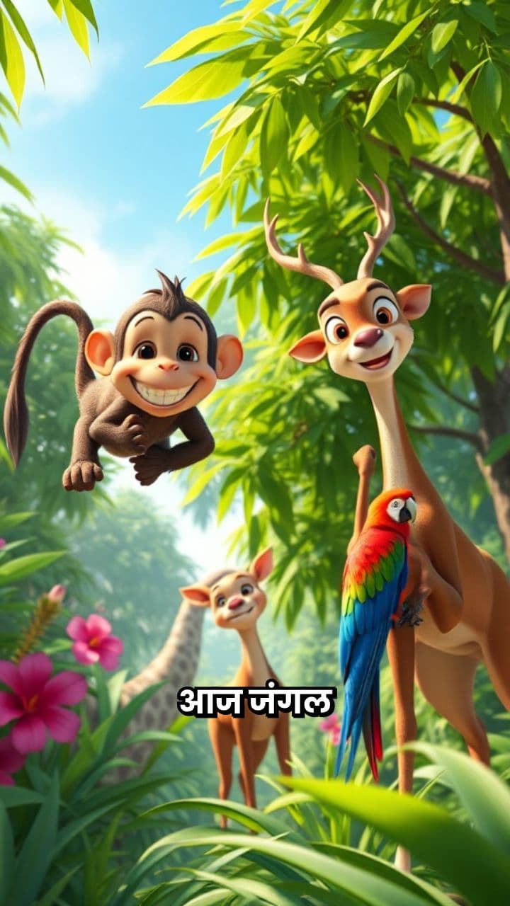 जंगल में महा-खुशी का जश्न