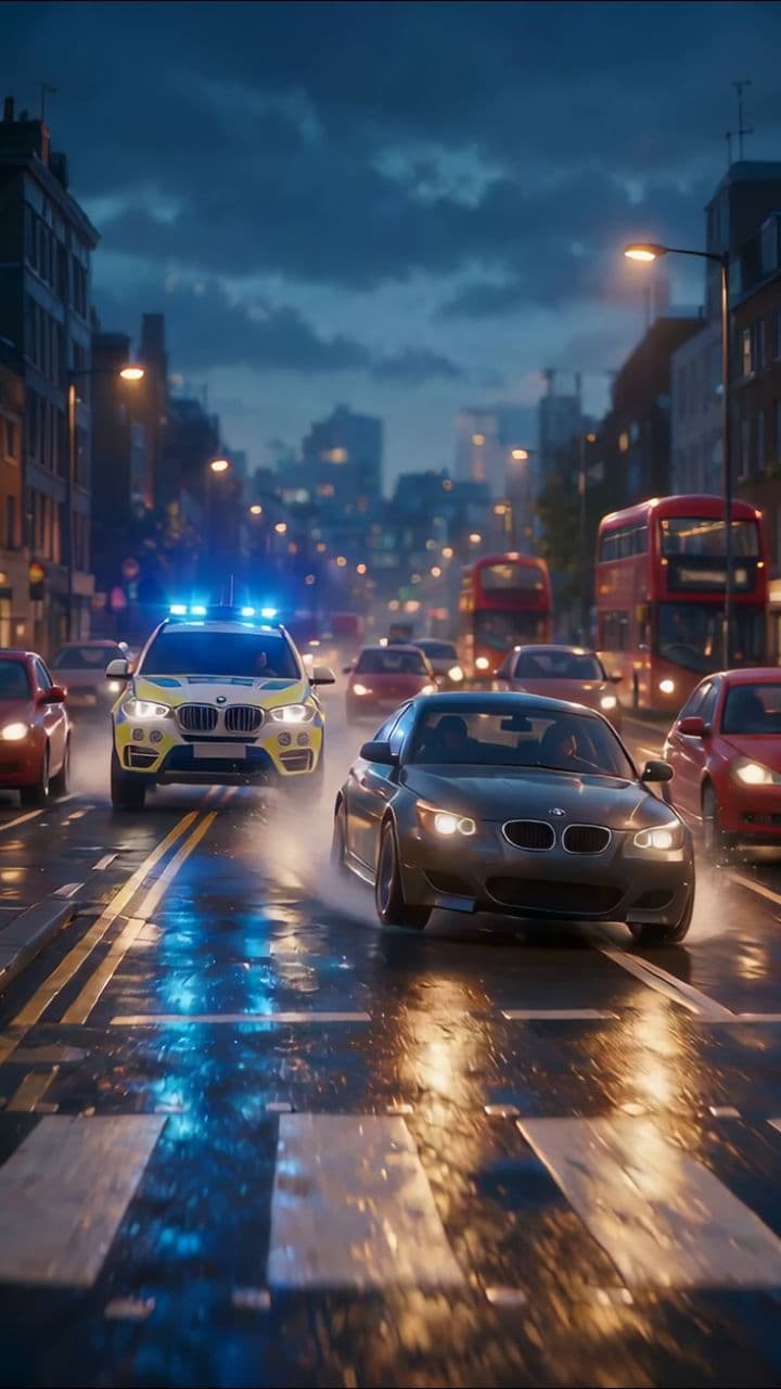 High-Speed Police Chase