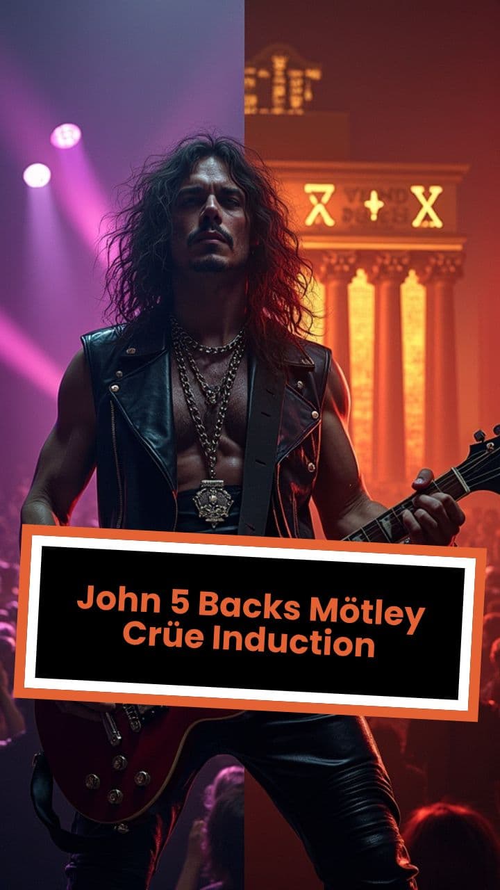 John 5 Slams Mötley Crüe’s Rock Hall Snub, Says Their Influence Alone Earns Induction
