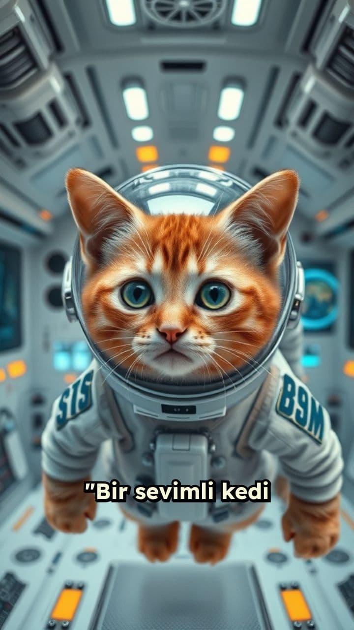 Astronot Kedinin Ay Macerası