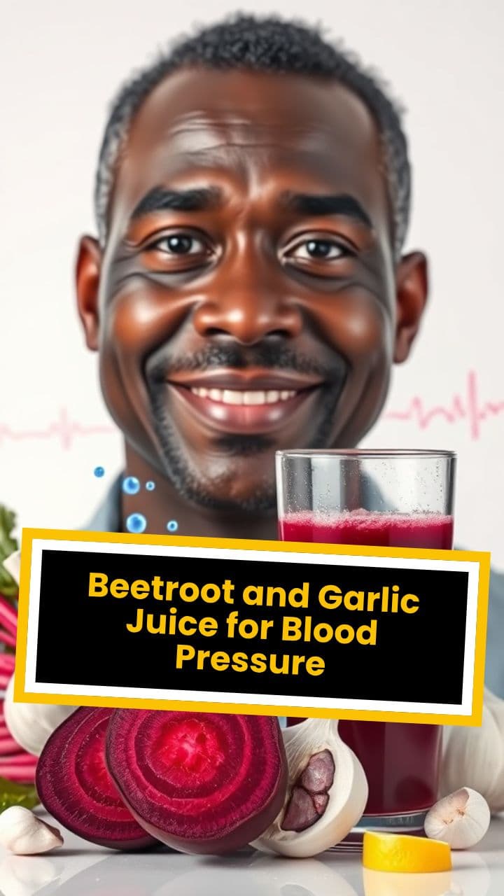 Beetroot and Garlic Juice for Blood Pressure