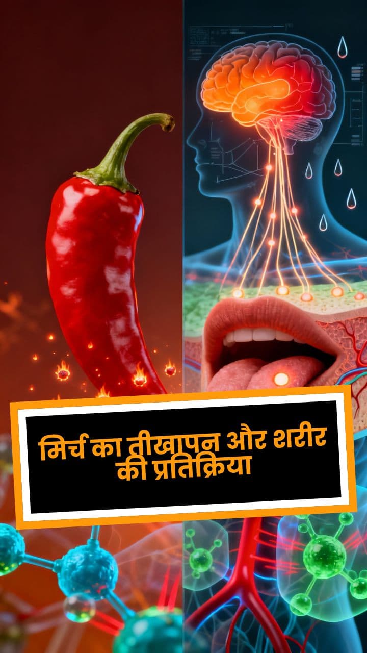 मिर्च का तीखापन और शरीर की प्रतिक्रिया