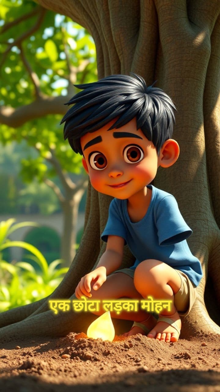 मोहन और जादुई पौधा