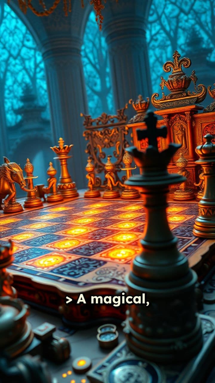 Chessboard Warriors: A Magical Battle