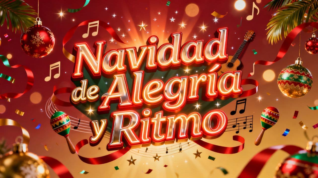 Navidad de Alegría y Ritmo