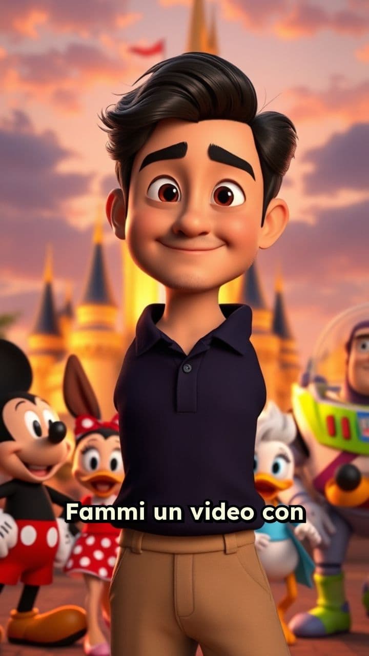 Video con la mia foto e Disney