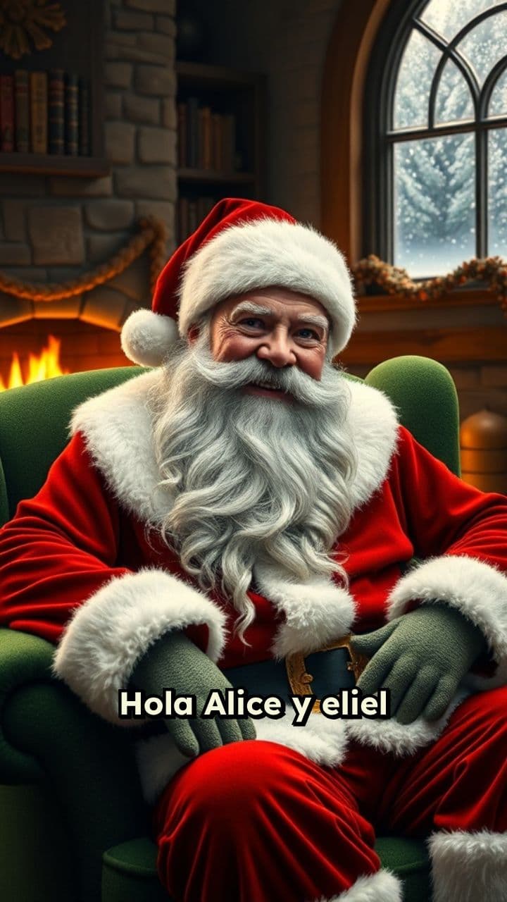 Mensaje de Santa Claus para niños