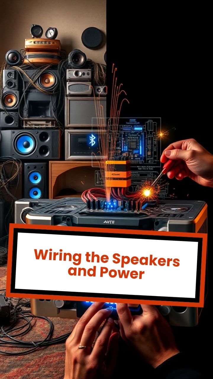Wiring the Speakers and Power