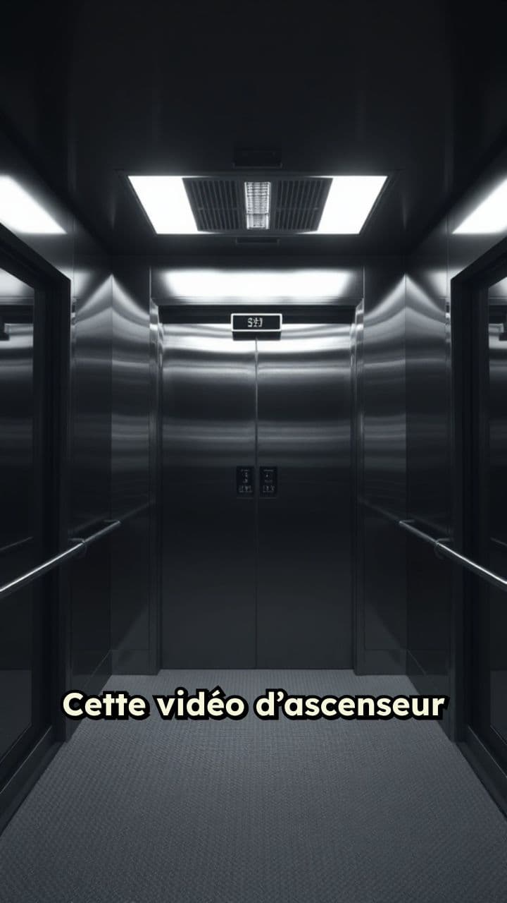 L'ascenseur et l'inconnu derrière moi