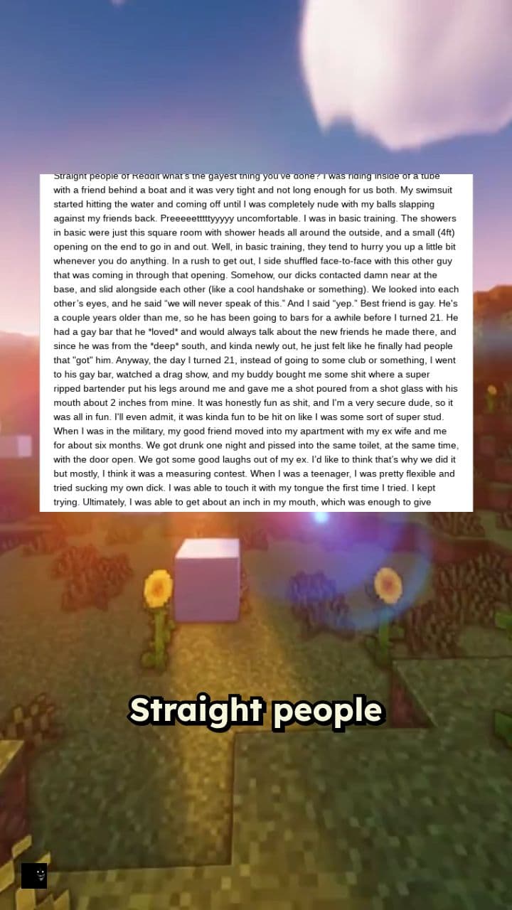 Confessions of Straight Guys' Gayest Moments