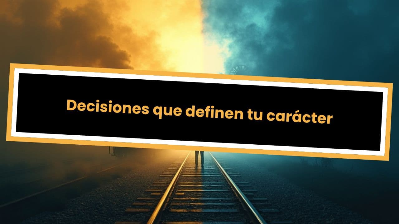 Decisiones que definen tu carácter