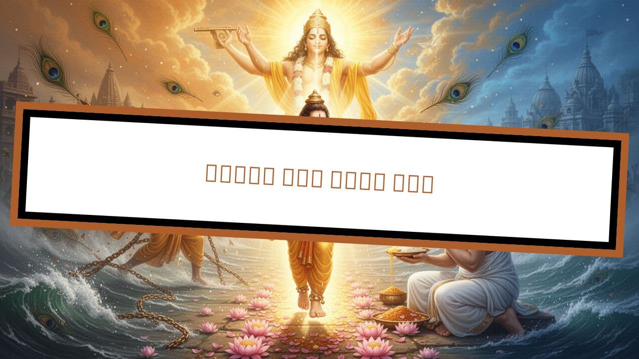 অগতির গতি চরণে শরণ