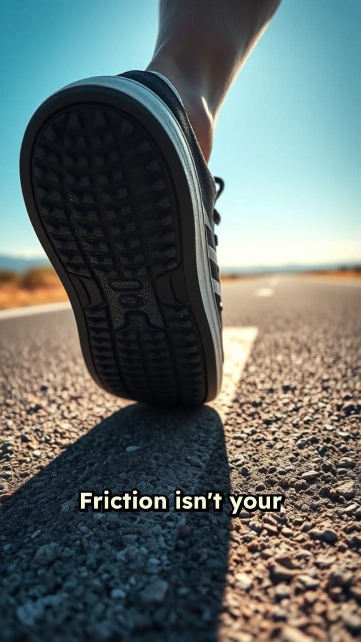 Friction Makes Motion Safe