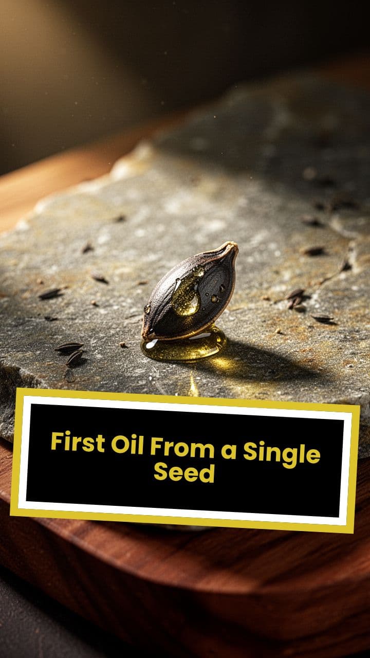 First Oil From a Single Seed